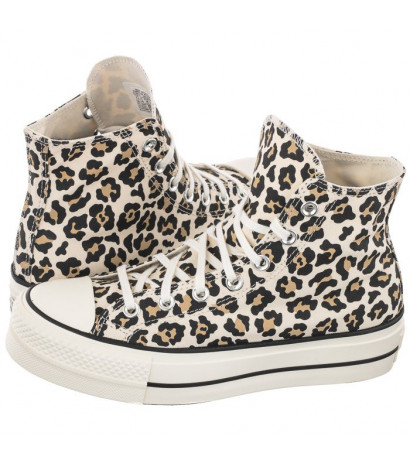 Converse CT All Star Lift Hi Driftwood/Light Fawn/Black 570915C (CO483-a) bateliai