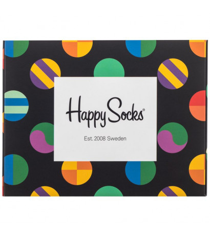 Happy Socks 2-Pack Flat Pack Clashing Dots POS0816 (HS14-a) aksesuaras