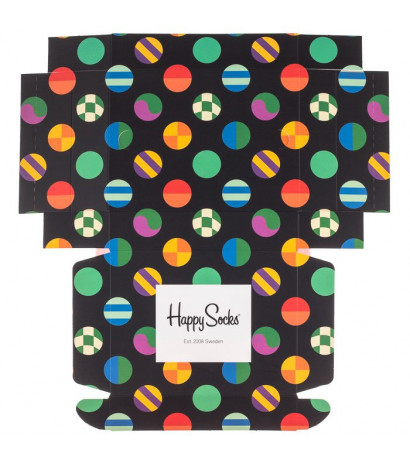 Happy Socks 2-Pack Flat Pack Clashing Dots POS0816 (HS14-a) aksesuaras
