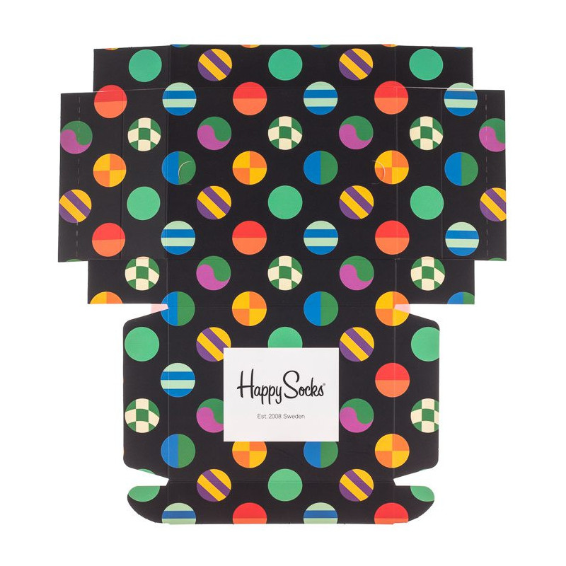 Happy Socks 2-Pack Flat Pack Clashing Dots POS0816 (HS14-a) aksesuaras