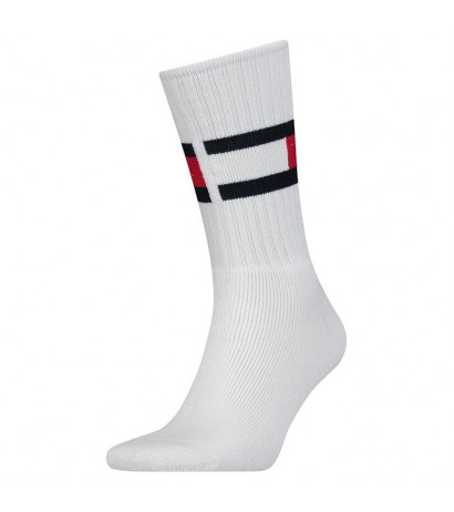 Tommy Hilfiger Flag 1P White 481985001 300 039 (TH313-a) kojinės - Drabuziai internetu