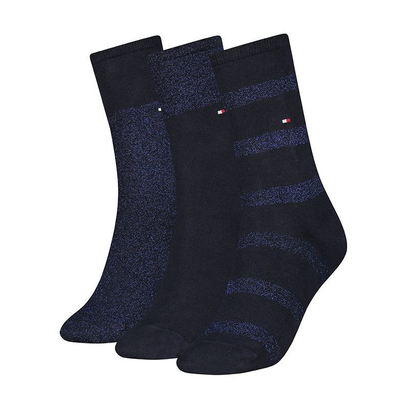 Tommy Hilfiger Women Sock 3P Navy 701210532 002 035 (TH316-a) kojinės