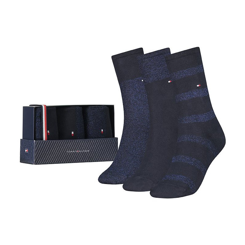 Tommy Hilfiger Women Sock 3P Navy 701210532 002 035 (TH316-a) kojinės