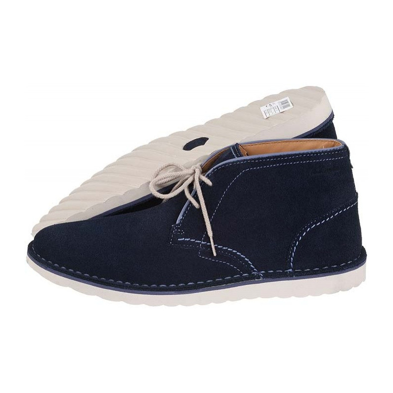 Clarks Manor Park Navy Suede 20349296 (CL7-a) batai