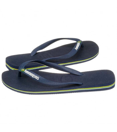 Havaianas Brasil Logo Marinho Navy Blue 4110850-0555 (HI1-b) šlepetės