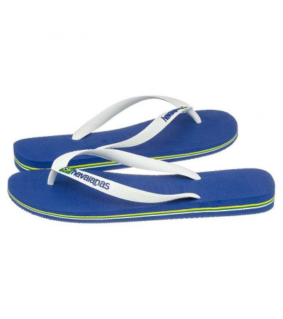 Havaianas Brasil Logo Aul Naval Marine Blue 4110850-2711 (HI1-c) šlepetės