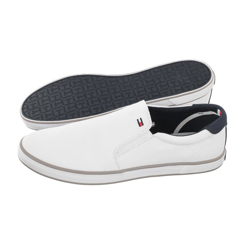 Tommy Hilfiger Iconic Slip On Sneaker FM0FM00597-100 White (TH225-a) sportiniai bateliai 