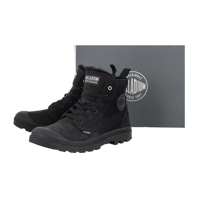 Palladium Pampa Hi Zip Wl All Black 05982-010-M (PA84-a) žygio batai