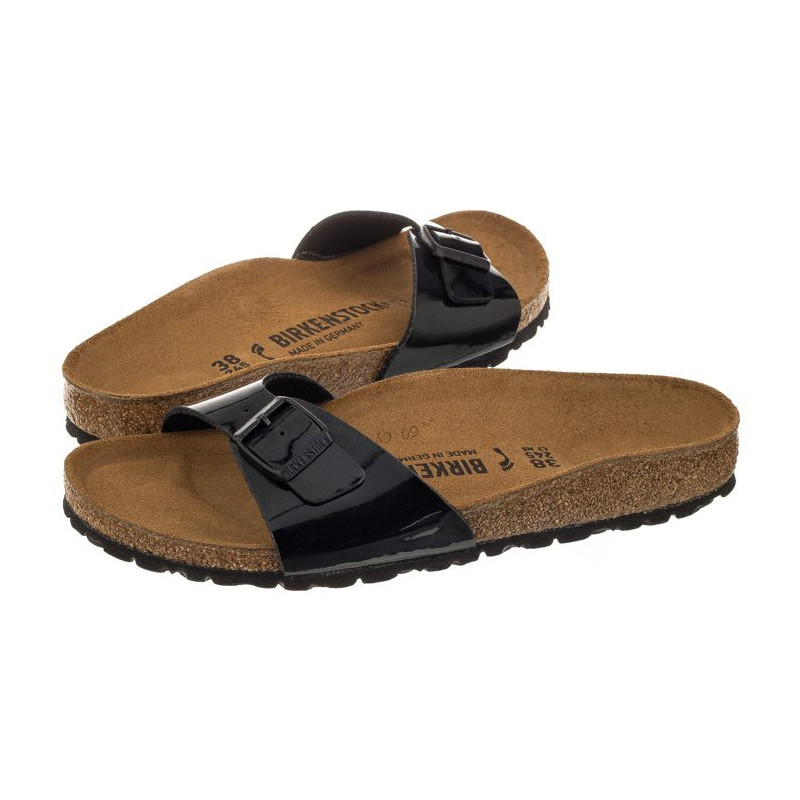 Birkenstock Madrid Patent Black 040303 (BK6-b) Moteriški batai/šlepetės