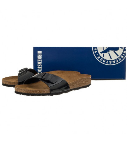 Birkenstock Madrid Patent Black 040303 (BK6-b) Moteriški batai/šlepetės