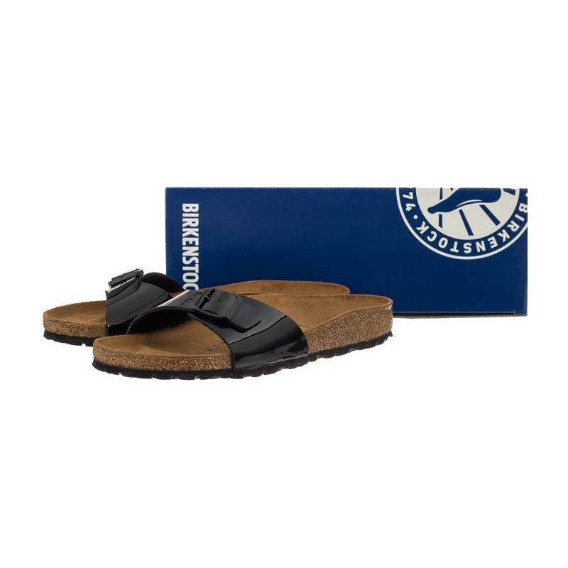 Birkenstock Madrid Patent Black 040303 (BK6-b) Moteriški batai/šlepetės