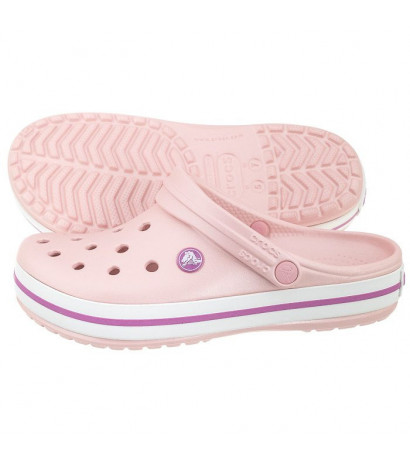 Crocs Crocband Pearl Pink/Wild Orchid 11016-6MB (CR58-l) šlepetės - Batai