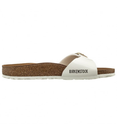 Birkenstock Madrid BS Patent White 1005310 (BK6-h) Moteriški batai/šlepetės