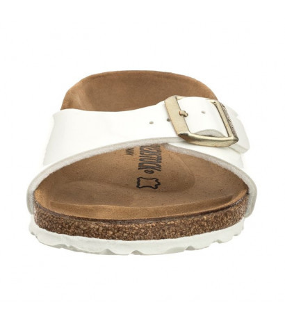 Birkenstock Madrid BS Patent White 1005310 (BK6-h) Moteriški batai/šlepetės