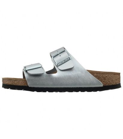 Birkenstock Arizona BS Silver 1012283 (BK2-f) Moteriški batai/šlepetės