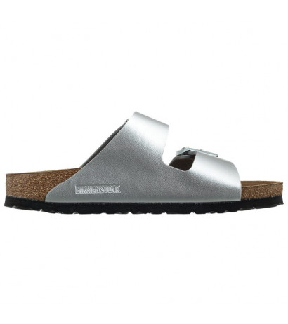 Birkenstock Arizona BS Silver 1012283 (BK2-f) Moteriški batai/šlepetės