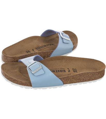 Birkenstock Madrid BS Patent Dove Blue 1019431 (BK6-k) šlepetės - Batai