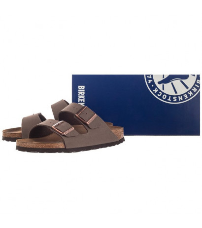 Birkenstock Arizona BF Nubuk Mocca 151183 (BK19-a) Moteriški batai/šlepetės