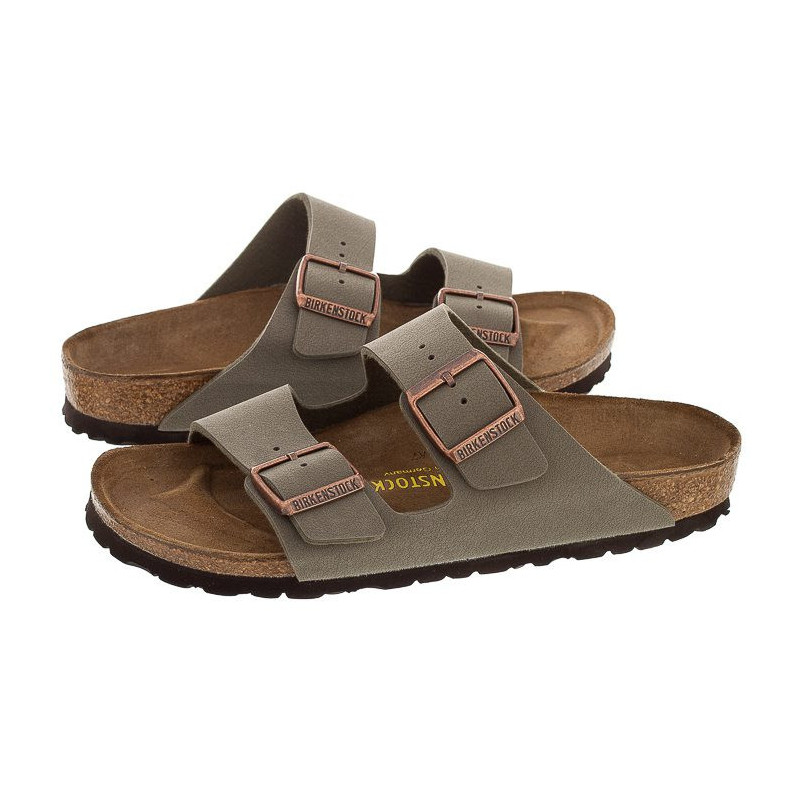 Birkenstock Arizona BF Nubuk Stone 151213 (BK19-b) Moteriški batai/šlepetės