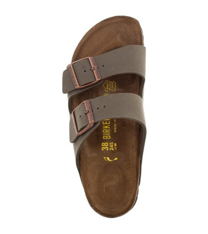 Birkenstock Arizona BF Nubuk Stone 151213 (BK19-b) Moteriški batai/šlepetės