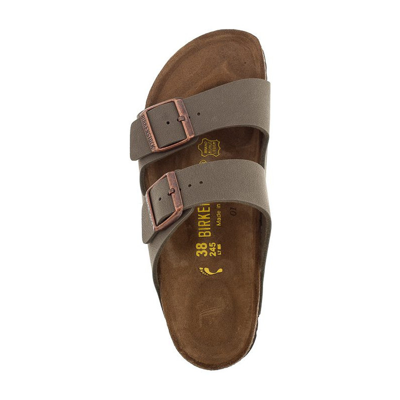 Birkenstock Arizona BF Nubuk Stone 151213 (BK19-b) Moteriški batai/šlepetės