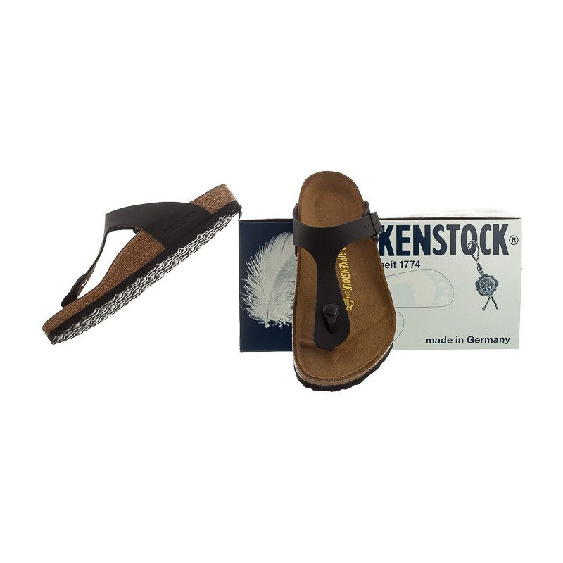 Birkenstock Gizeh Black 043691 (BK13-c) šlepetės