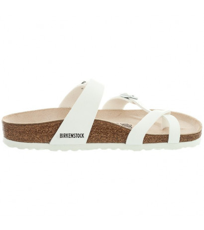 Birkenstock Mayari BF White 071051 (BK27-a) Moteriški batai/šlepetės