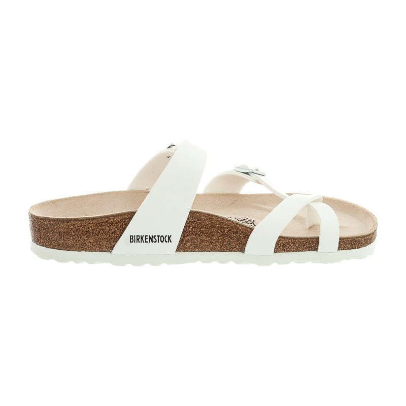 Birkenstock Mayari BF White 071051 (BK27-a) Moteriški batai/šlepetės