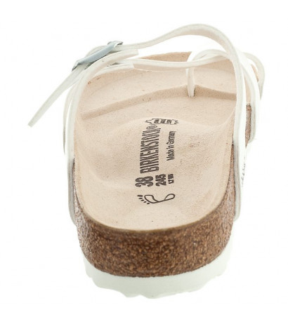 Birkenstock Mayari BF White 071051 (BK27-a) Moteriški batai/šlepetės