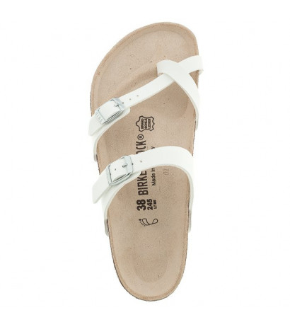 Birkenstock Mayari BF White 071051 (BK27-a) Moteriški batai/šlepetės