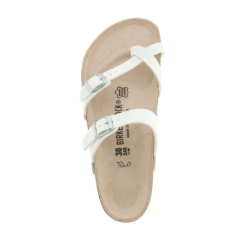 Birkenstock Mayari BF White 071051 (BK27-a) Moteriški batai/šlepetės