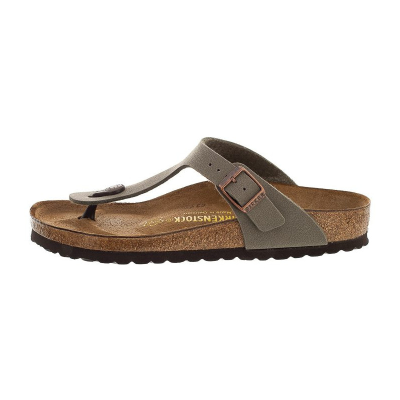 Birkenstock Gizeh BS Nubuk Stone 043391 (BK29-a) šlepetės