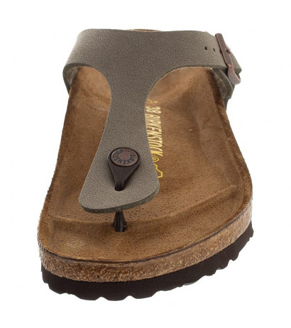 Birkenstock Gizeh BS Nubuk Stone 043391 (BK29-a) šlepetės