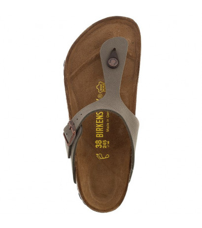 Birkenstock Gizeh BS Nubuk Stone 043391 (BK29-a) šlepetės