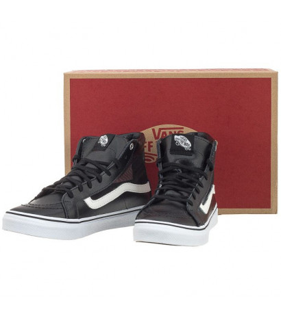 Vans SK8-Hi Slim Cutout (Mesh) Blk/Wht V4KZISJ (VA125-a) sportiniai bateliai