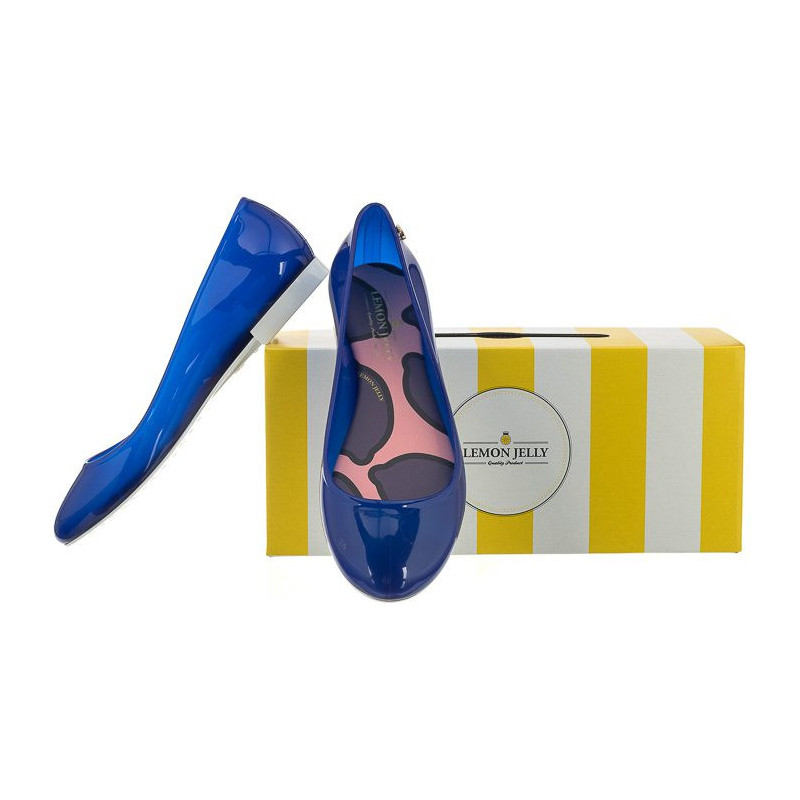 Lemon Jelly Granatowe Matilda 02 Candy Blue/White (LJ3-b) bateliai