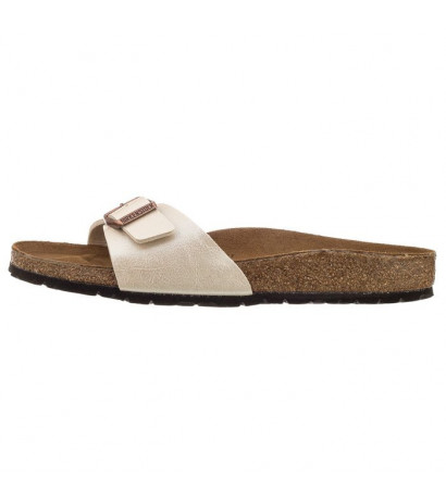 Birkenstock Madrid Graceful Pearl White 0940153 (BK41-d) Moteriški batai/šlepetės
