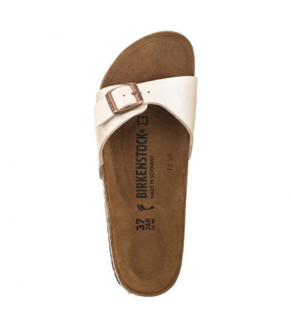 Birkenstock Madrid Graceful Pearl White 0940153 (BK41-d) Moteriški batai/šlepetės