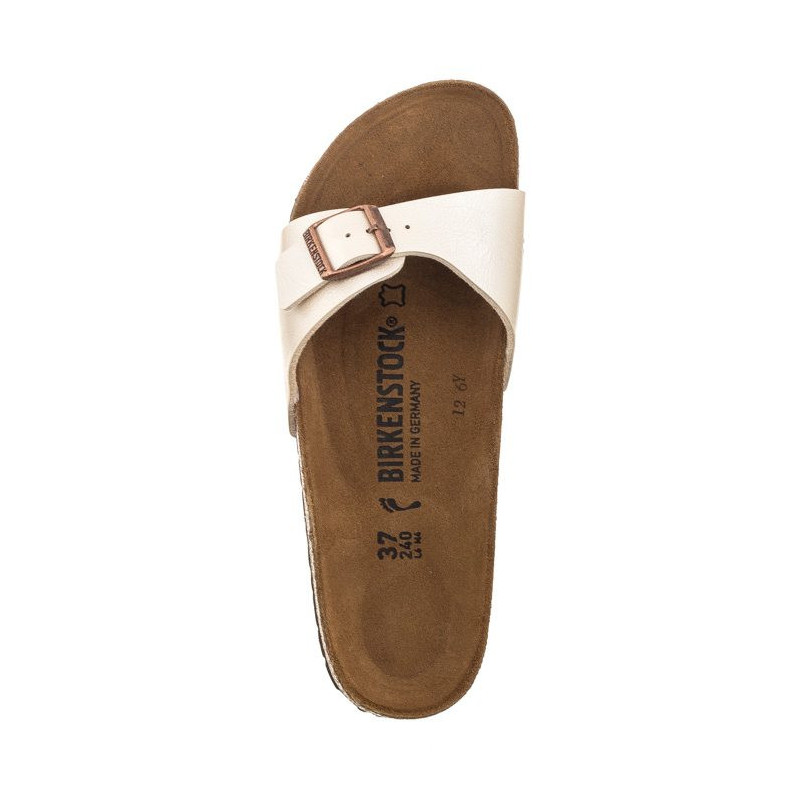 Birkenstock Madrid Graceful Pearl White 0940153 (BK41-d) Moteriški batai/šlepetės