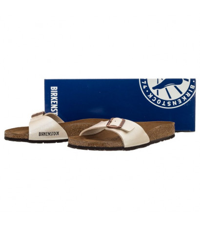 Birkenstock Madrid Graceful Pearl White 0940153 (BK41-d) Moteriški batai/šlepetės