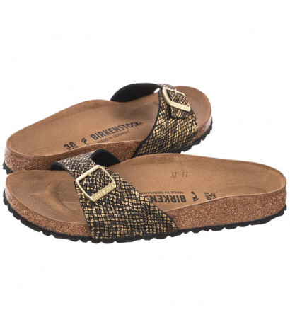 Birkenstock Madrid BS Shiny Python Black 1018666 (BK41-k) šlepetės - Batai