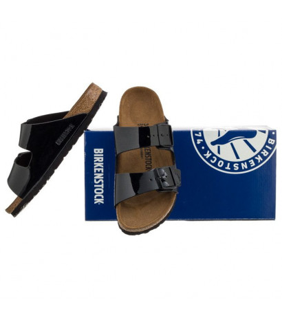 Birkenstock Arizona Patent Black 1005292 (BK52-a) Moteriški batai/šlepetės