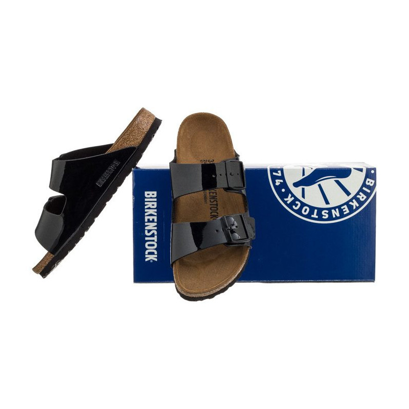 Birkenstock Arizona Patent Black 1005292 (BK52-a) Moteriški batai/šlepetės