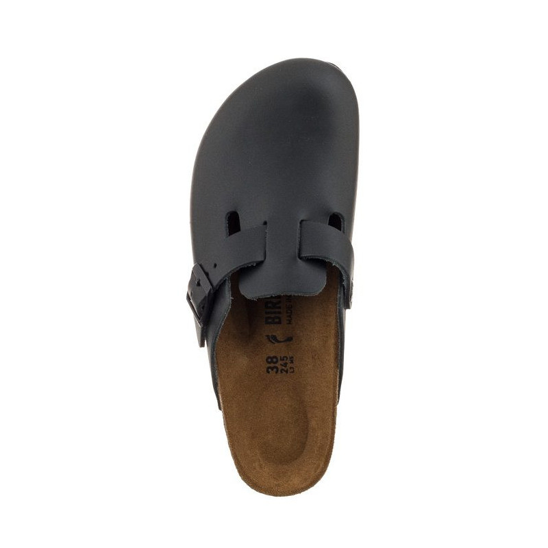 Birkenstock Boston Czarne 0060193 (BK53-a) Moteriški batai/šlepetės