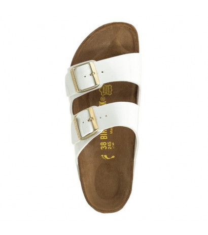 Birkenstock Arizona Patent White 1005294 (BK52-b) Moteriški batai/šlepetės