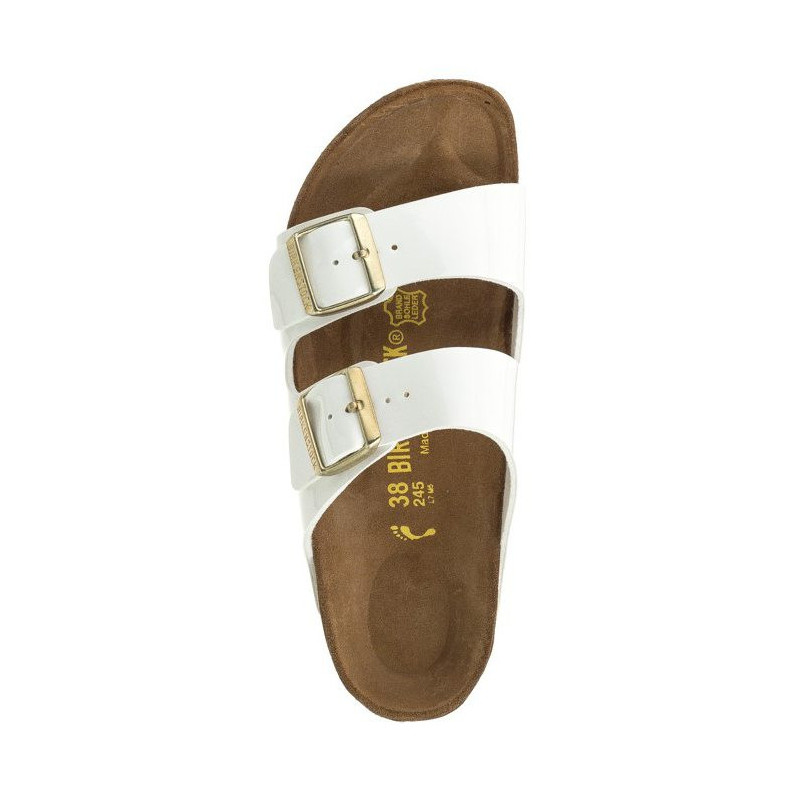 Birkenstock Arizona Patent White 1005294 (BK52-b) Moteriški batai/šlepetės