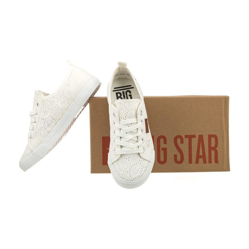 Big Star Białe Ażurowe W274925 (BI67-a) sportiniai bateliai
