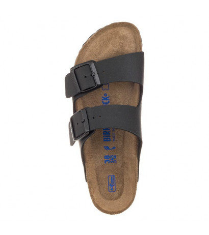 Birkenstock Arizona Soft Footbed Black 0551253 (BK61-a) Moteriški batai/šlepetės
