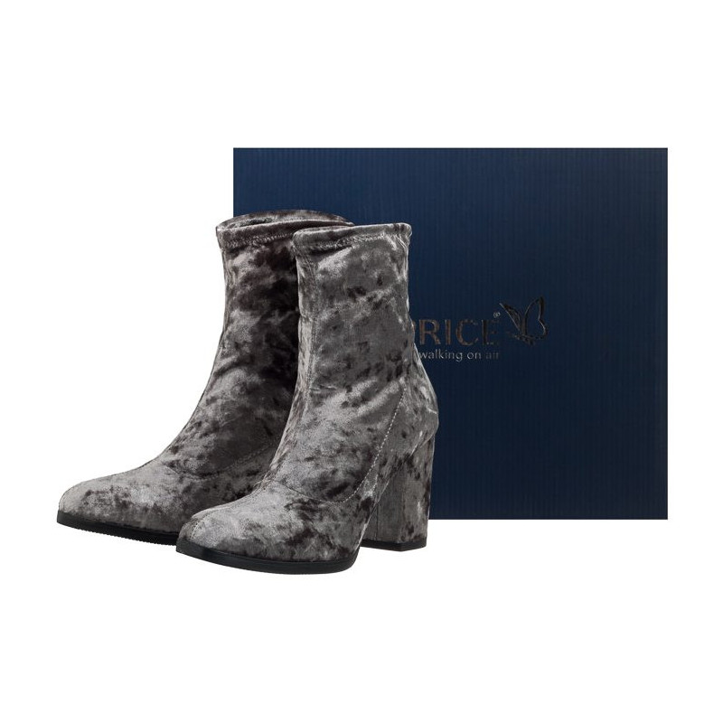Caprice Srebrne 9-25306-21 937 Silver Velvet (CP118-b) bateliai
