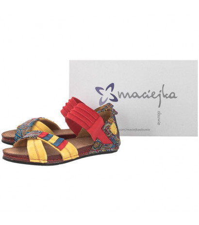 Maciejka Czerwone 03375-43/00-5 (MA351-e) sandalai